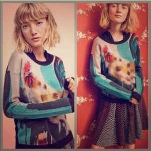 Anthropologie Rooster Sweater Nwt 